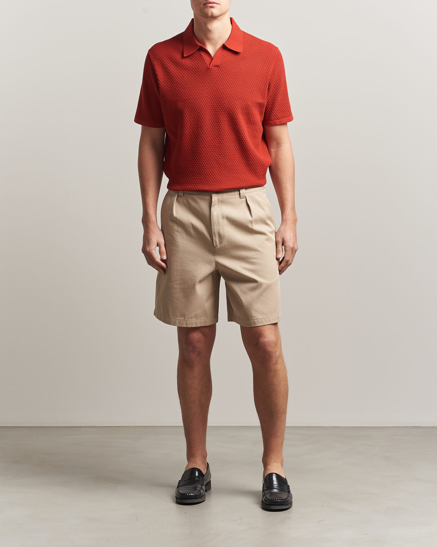 Hombres | Polos | NN07 | Paul Knitted Polo Sienna Heat