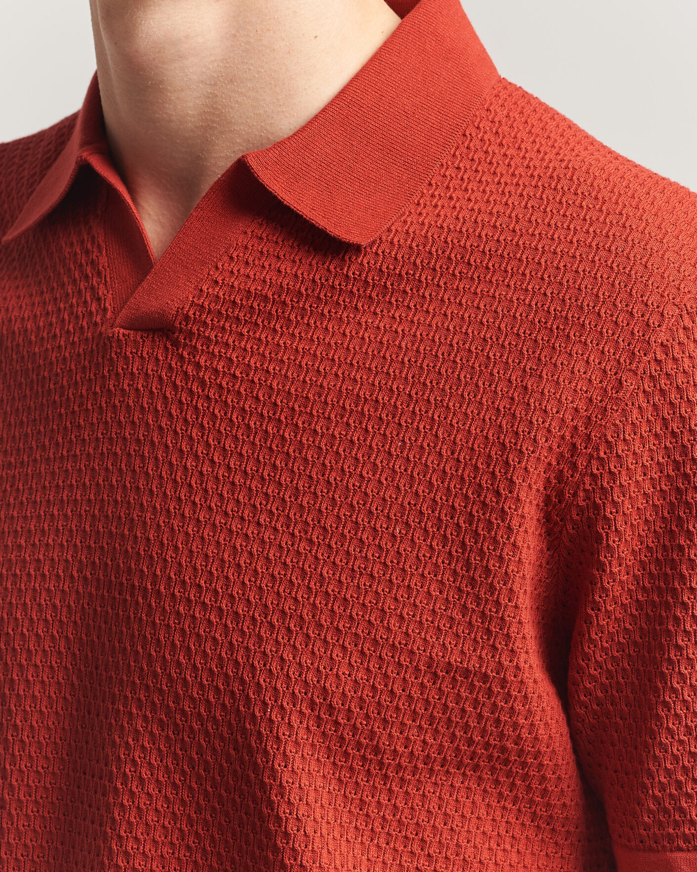 Hombres | Polos | NN07 | Paul Knitted Polo Sienna Heat