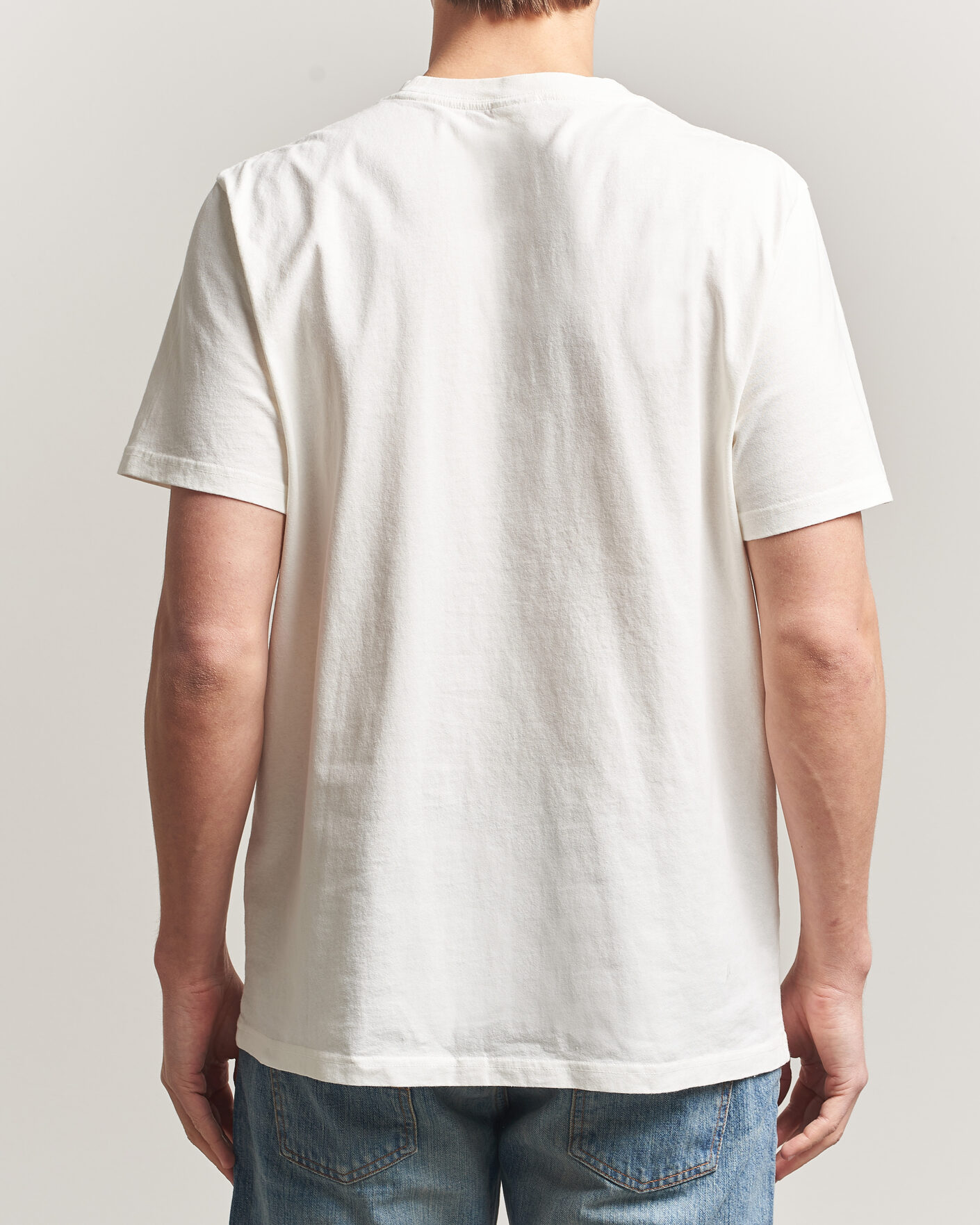 Hombres | Camisetas | Nudie Jeans | Roy Fab Four T-Shirt Chalk White