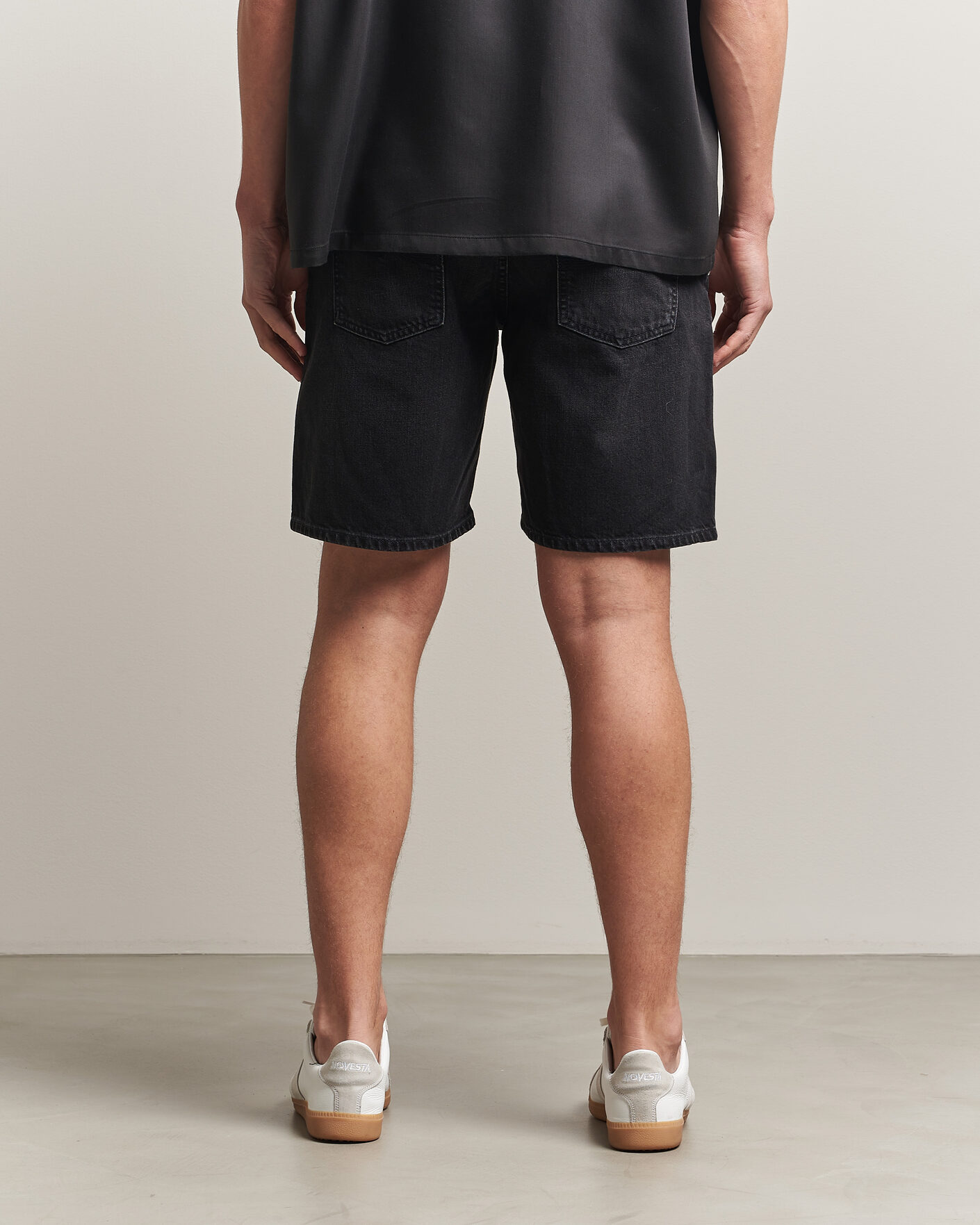 Hombres | Pantalones cortos | Nudie Jeans | Seth Denim Shorts Dune Black