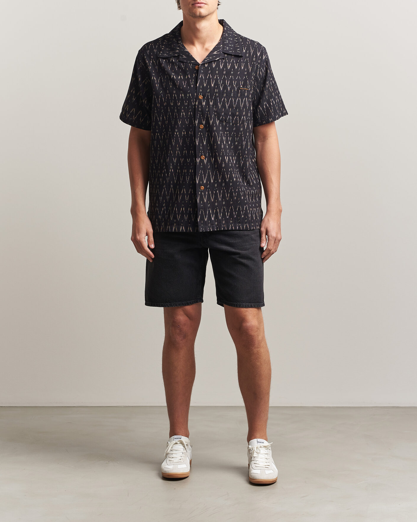 Hombres | Camisas | Nudie Jeans | Arvid Hawaii Shirt Ikat Multi