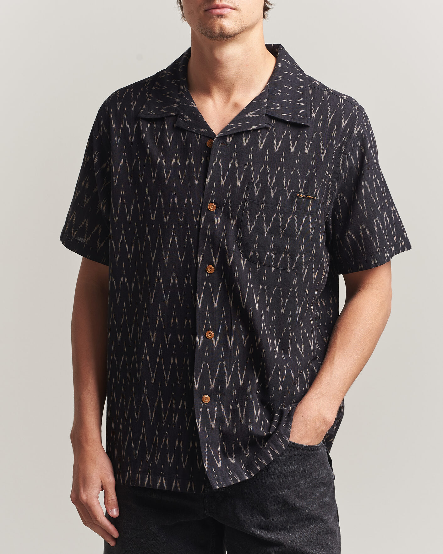 Hombres | Camisas | Nudie Jeans | Arvid Hawaii Shirt Ikat Multi