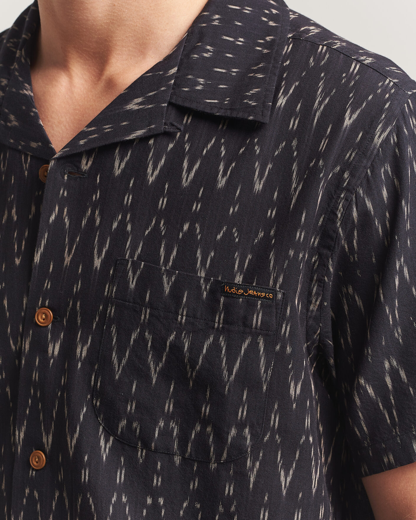 Hombres | Camisas | Nudie Jeans | Arvid Hawaii Shirt Ikat Multi