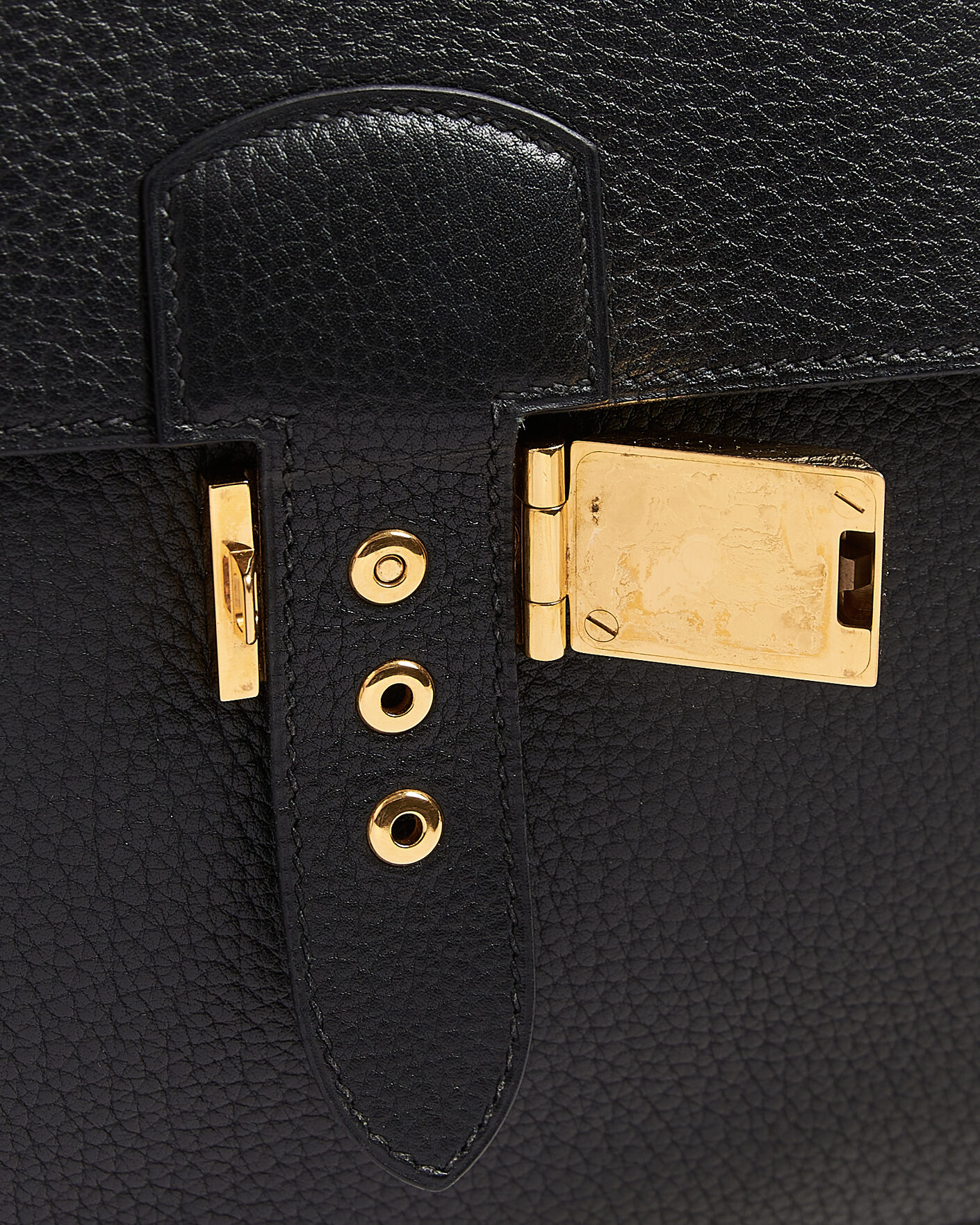 Hombres | Pre-Owned & Vintage Bags | Hermès Pre-Owned | Sac à Dépêches 41 Black