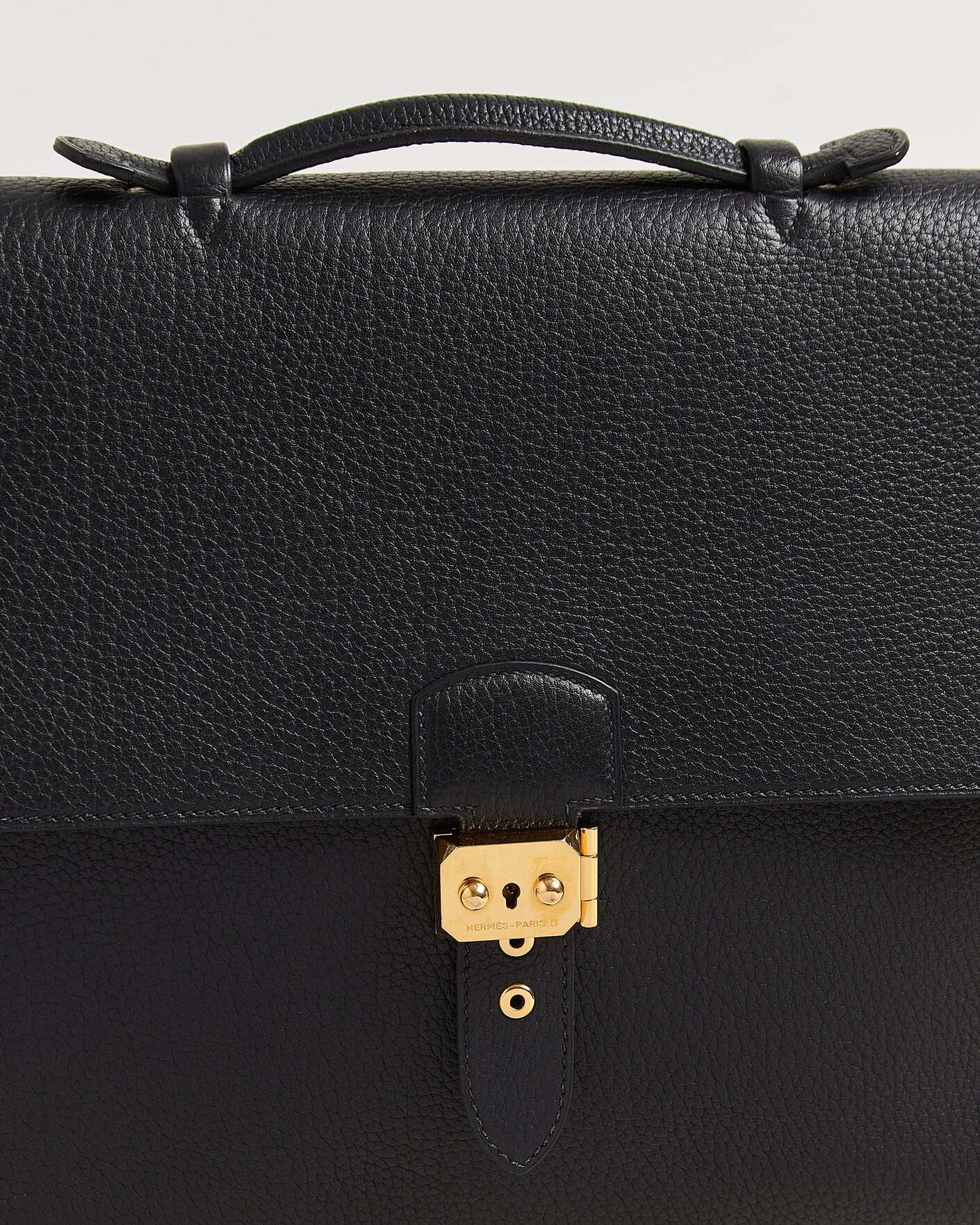 Hombres | Pre-Owned & Vintage Bags | Hermès Pre-Owned | Sac à Dépêches 41 Black