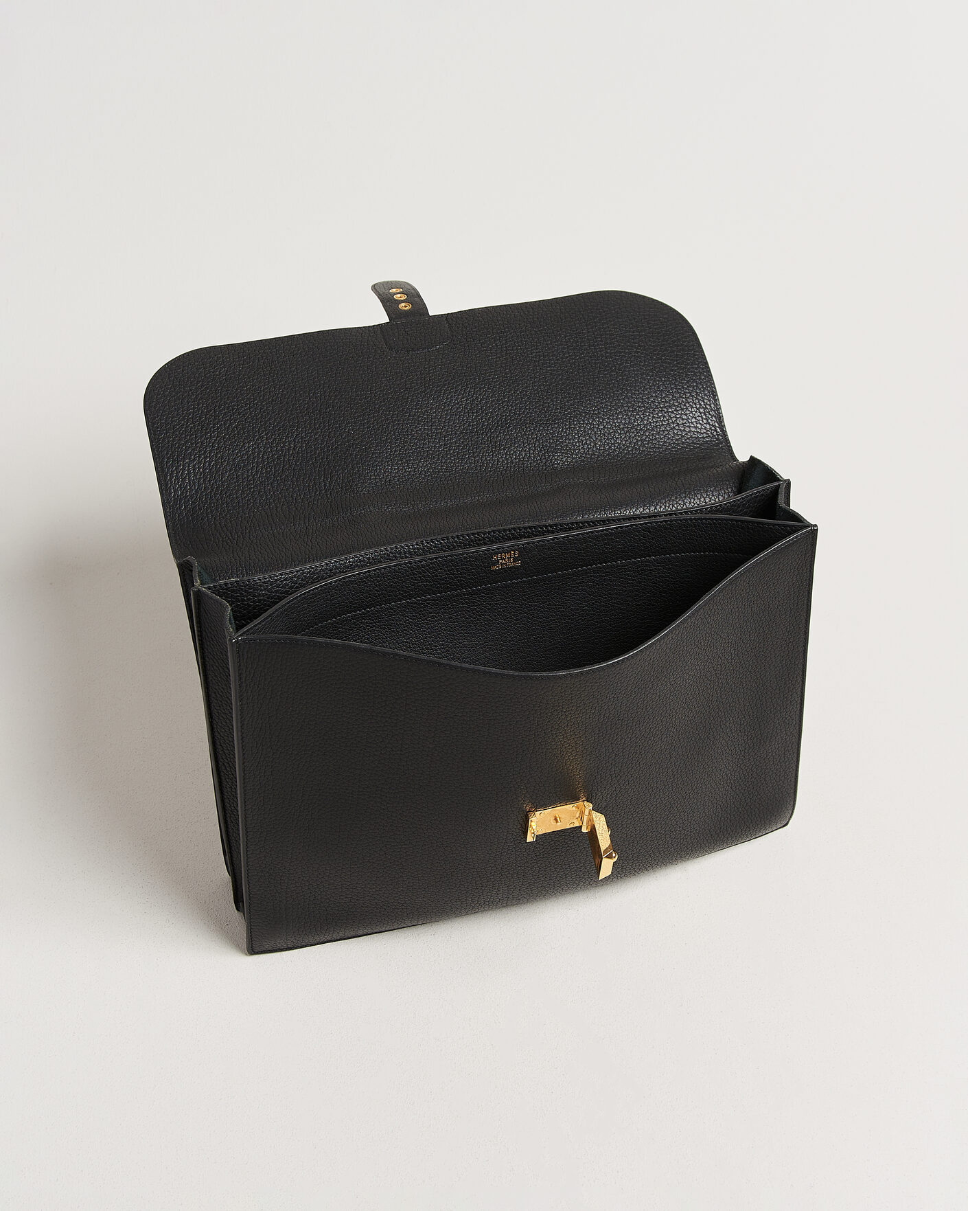 Hombres | Pre-Owned & Vintage Bags | Hermès Pre-Owned | Sac à Dépêches 41 Black