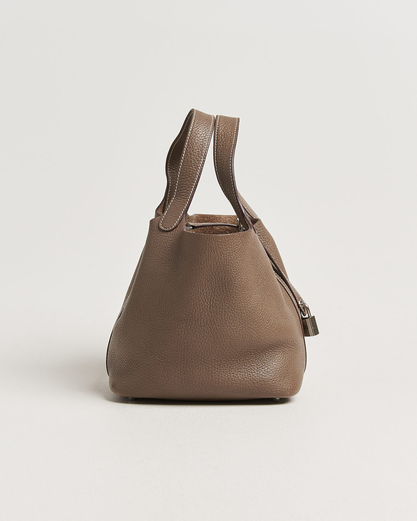 Hombres | Pre-Owned & Vintage Bags | Hermès Pre-Owned | Picotin Lock 18 Etoupe