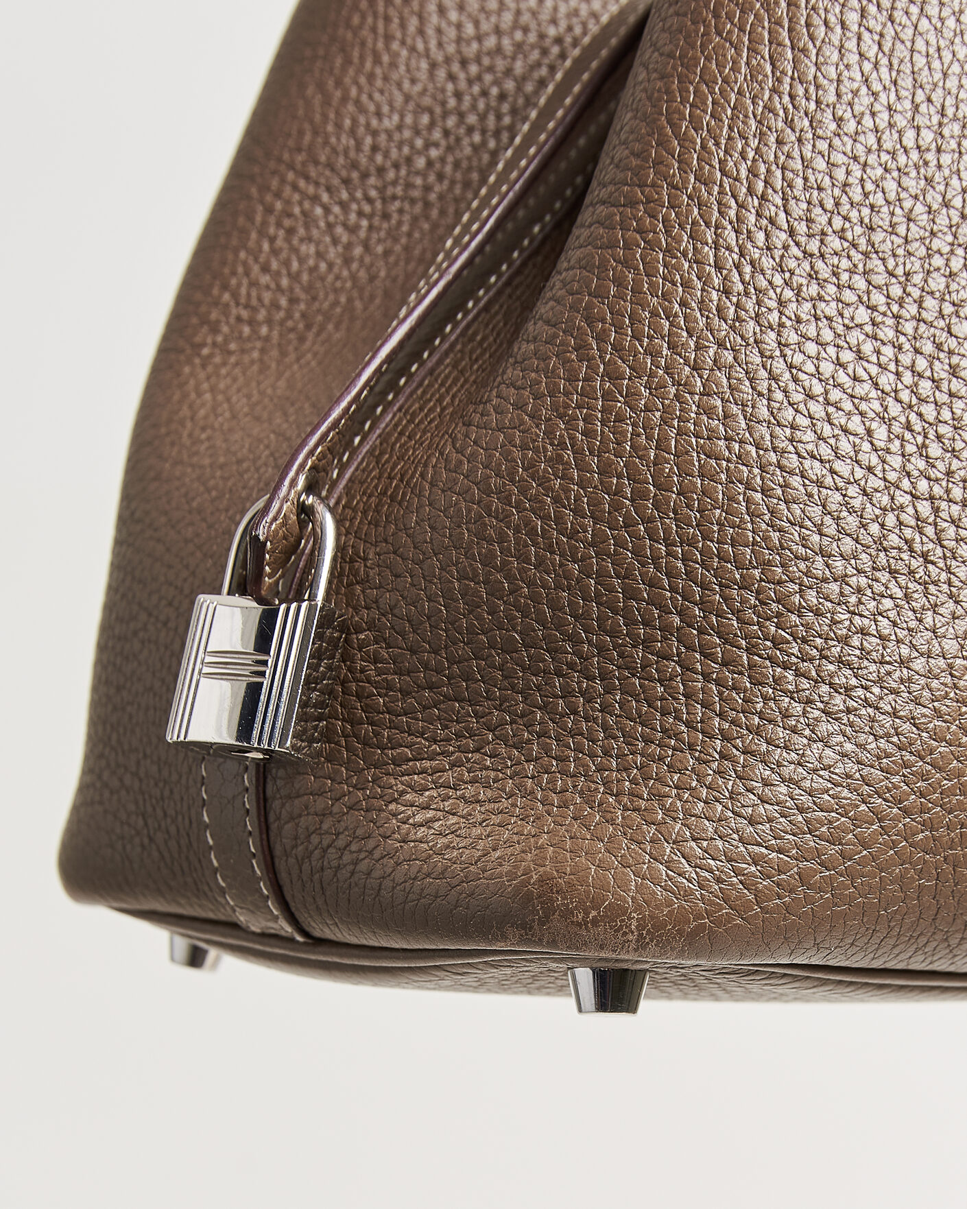 Hombres | Pre-Owned & Vintage Bags | Hermès Pre-Owned | Picotin Lock 18 Etoupe