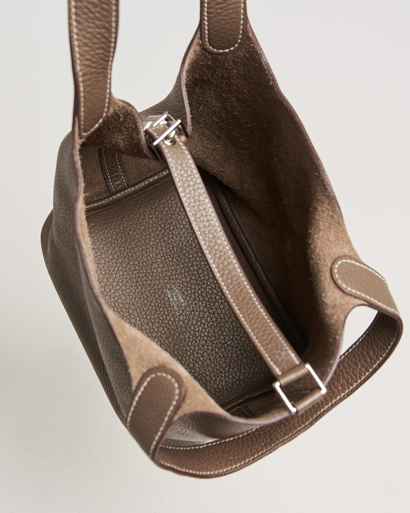 Hombres | Pre-Owned & Vintage Bags | Hermès Pre-Owned | Picotin Lock 18 Etoupe