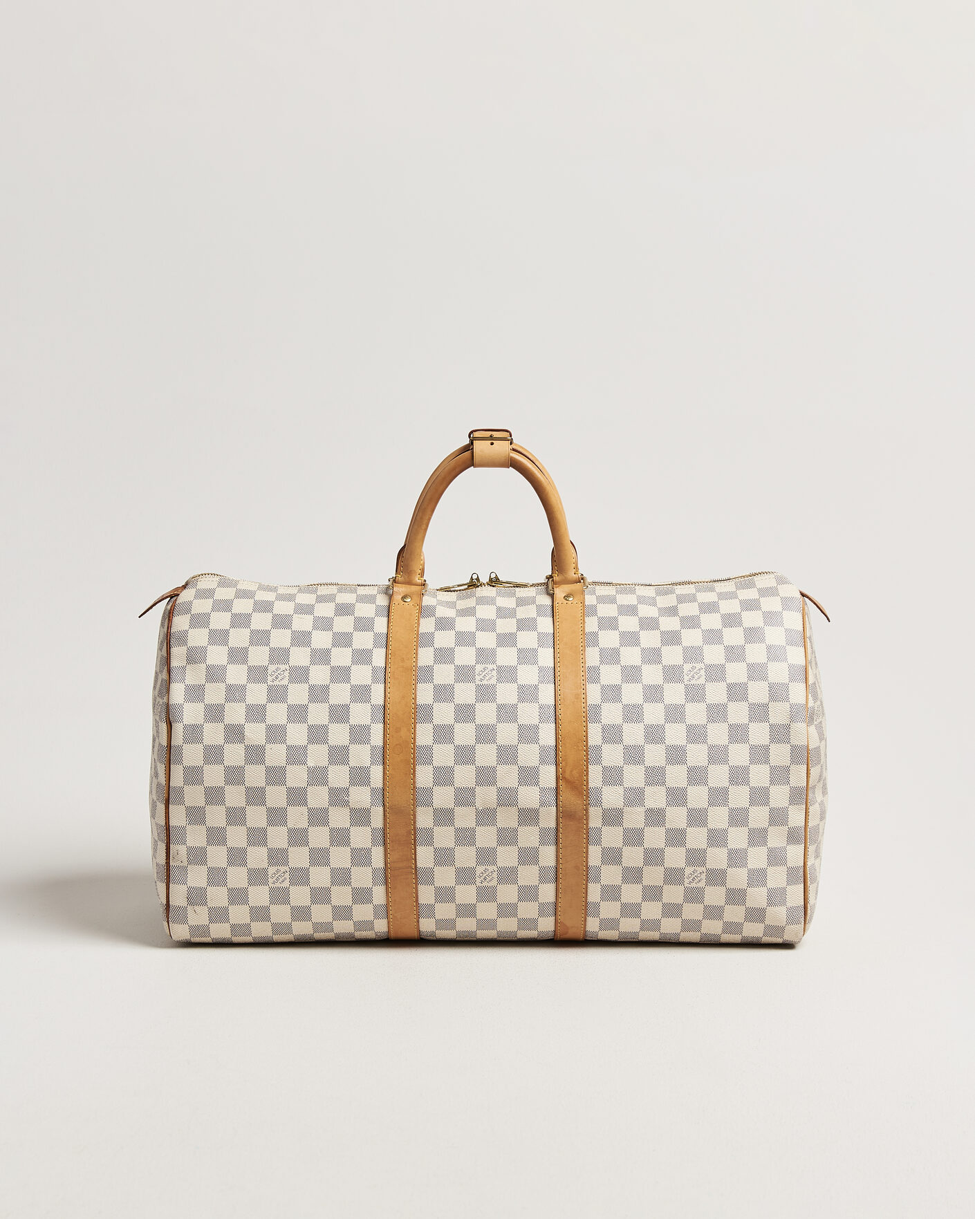 Hombres | Pre-Owned & Vintage Bags | Louis Vuitton Pre-Owned | Keepall 50 Damier Azur