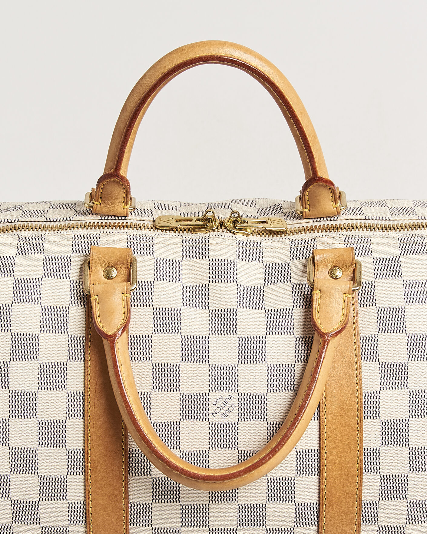Hombres | Pre-Owned & Vintage Bags | Louis Vuitton Pre-Owned | Keepall 50 Damier Azur