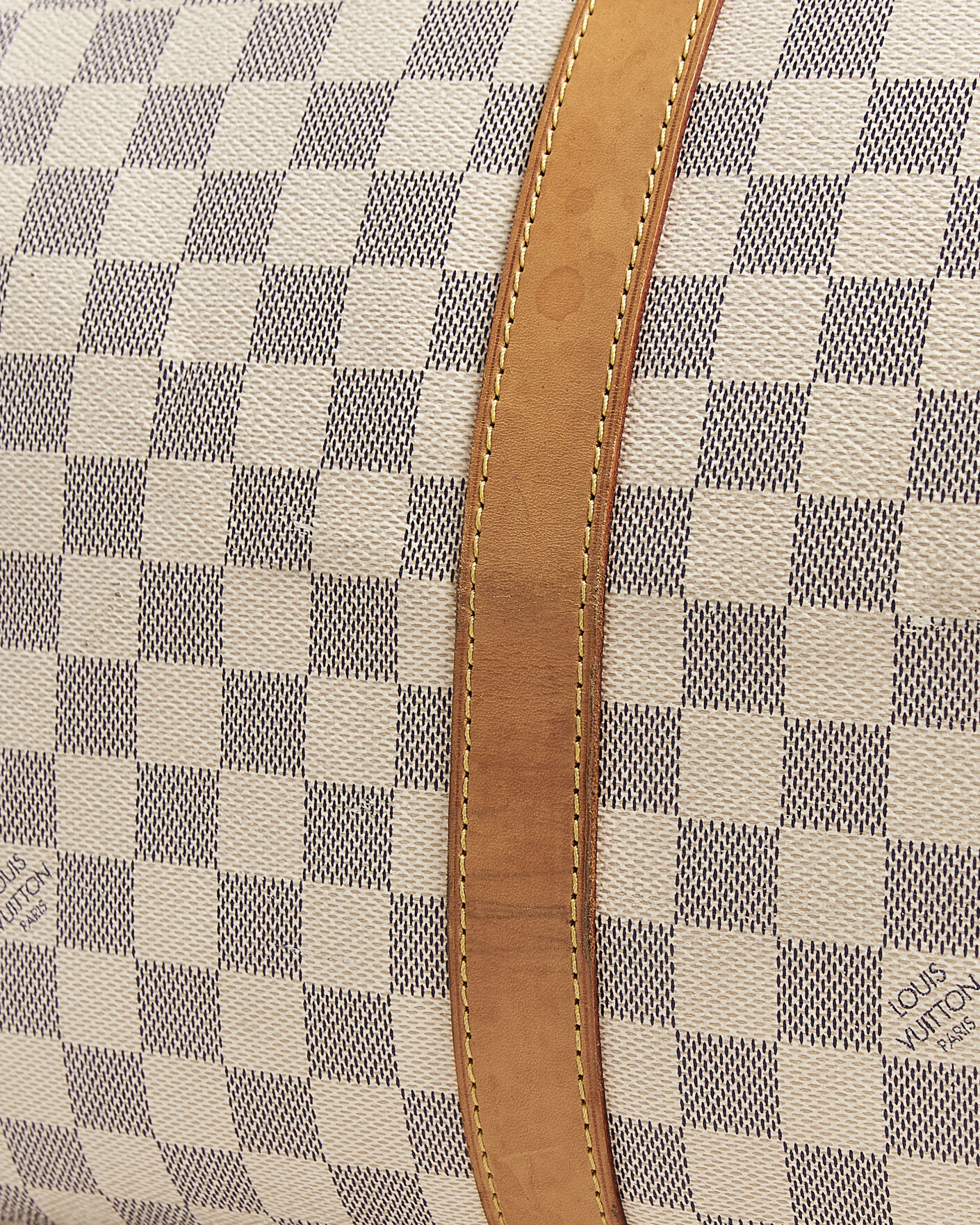 Hombres | Pre-Owned & Vintage Bags | Louis Vuitton Pre-Owned | Keepall 50 Damier Azur