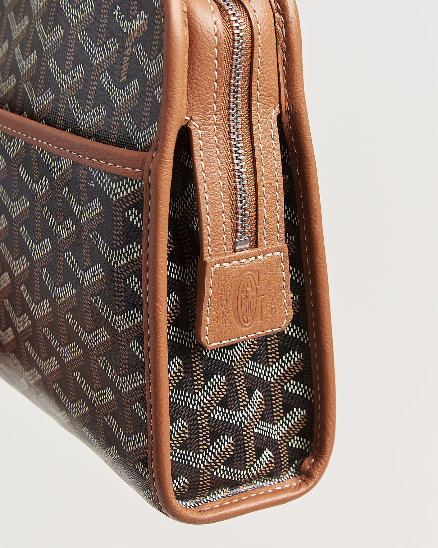 Hombres | Pre-Owned & Vintage Bags | Goyard Pre-Owned | Jouvance MM Toiletry Bag Black