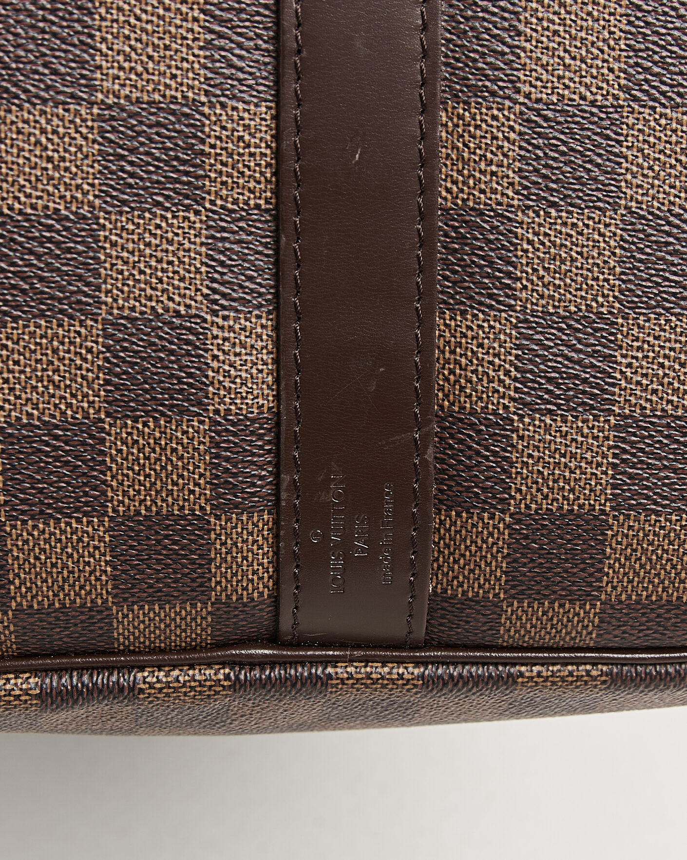 Hombres | Pre-Owned & Vintage Bags | Louis Vuitton Pre-Owned | Keepall 55 Bandouliére Damier Ebene