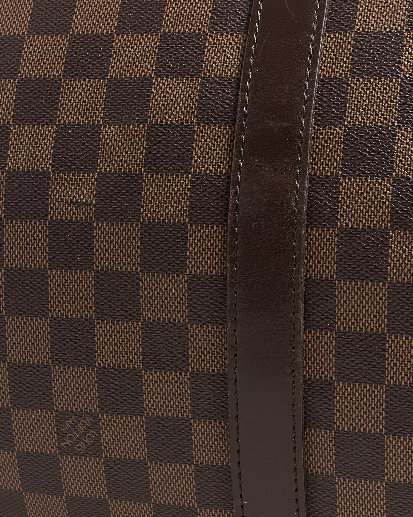 Hombres | Pre-Owned & Vintage Bags | Louis Vuitton Pre-Owned | Keepall 55 Bandouliére Damier Ebene
