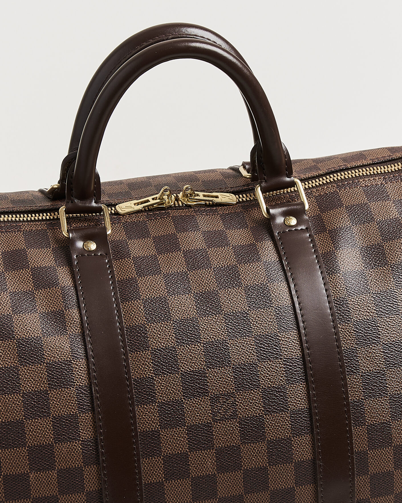 Hombres | Pre-Owned & Vintage Bags | Louis Vuitton Pre-Owned | Keepall 55 Bandouliére Damier Ebene