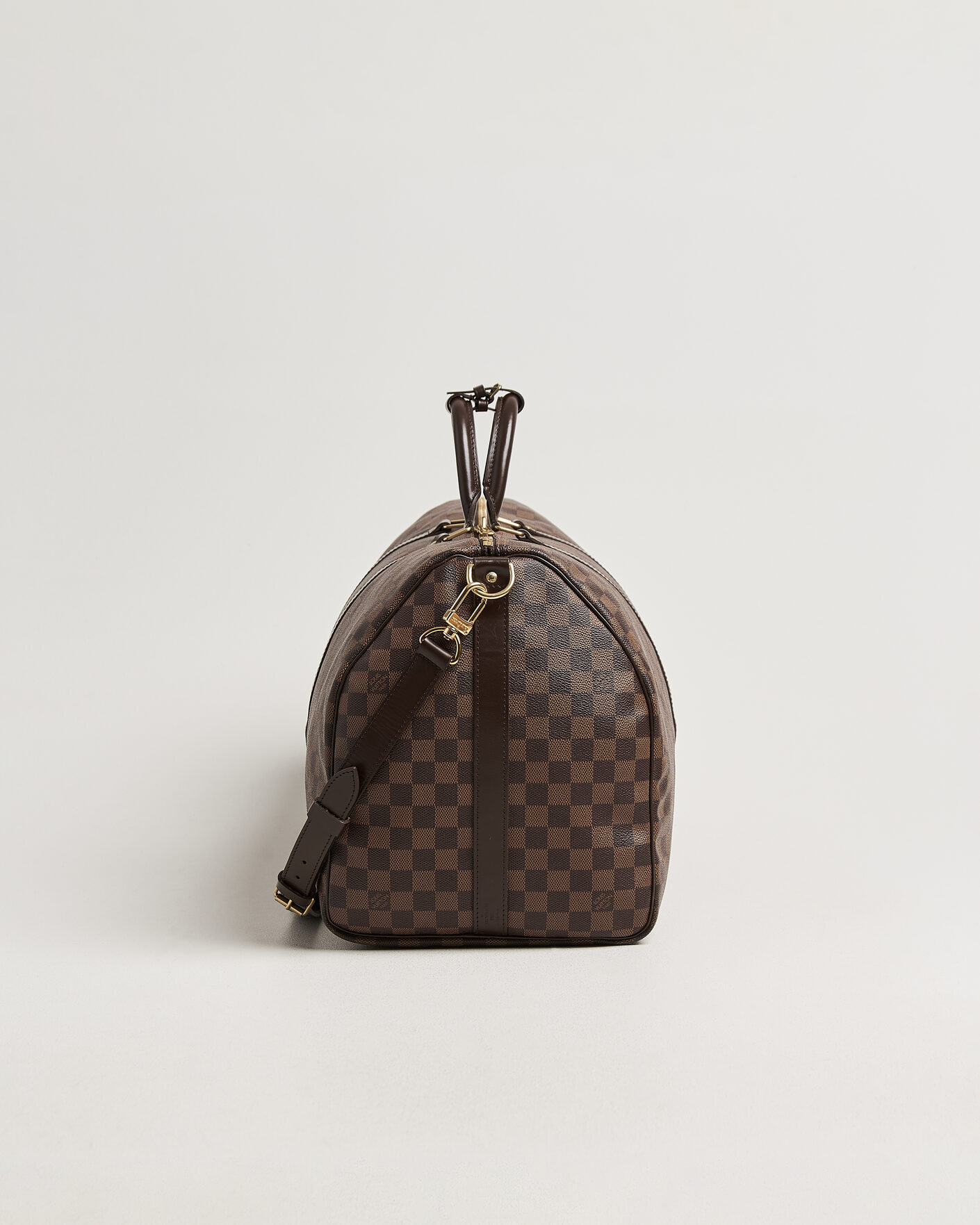 Hombres | Pre-Owned & Vintage Bags | Louis Vuitton Pre-Owned | Keepall 55 Bandouliére Damier Ebene