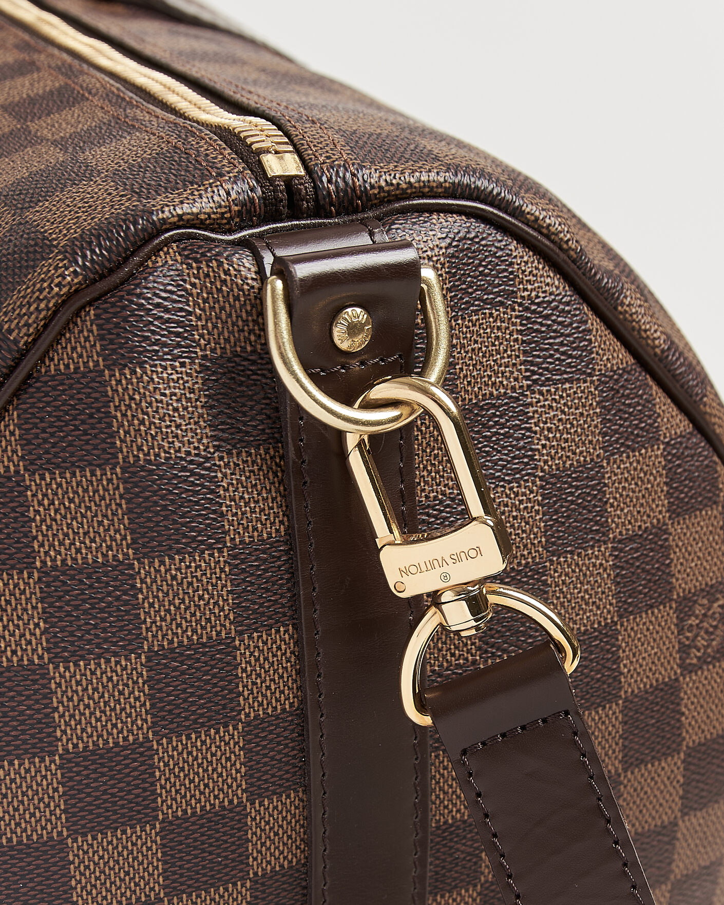 Hombres | Pre-Owned & Vintage Bags | Louis Vuitton Pre-Owned | Keepall 55 Bandouliére Damier Ebene