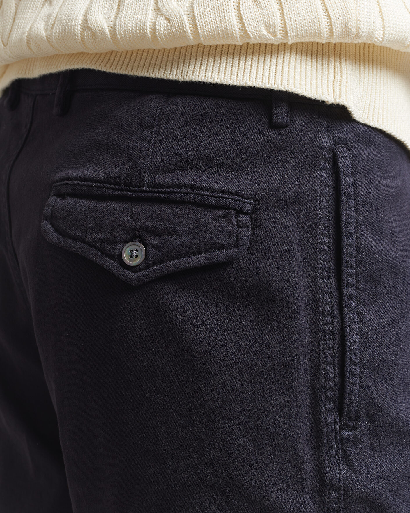 Hombres | Pantalones cortos | Oscar Jacobson | Tanker Pleat Shorts Navy