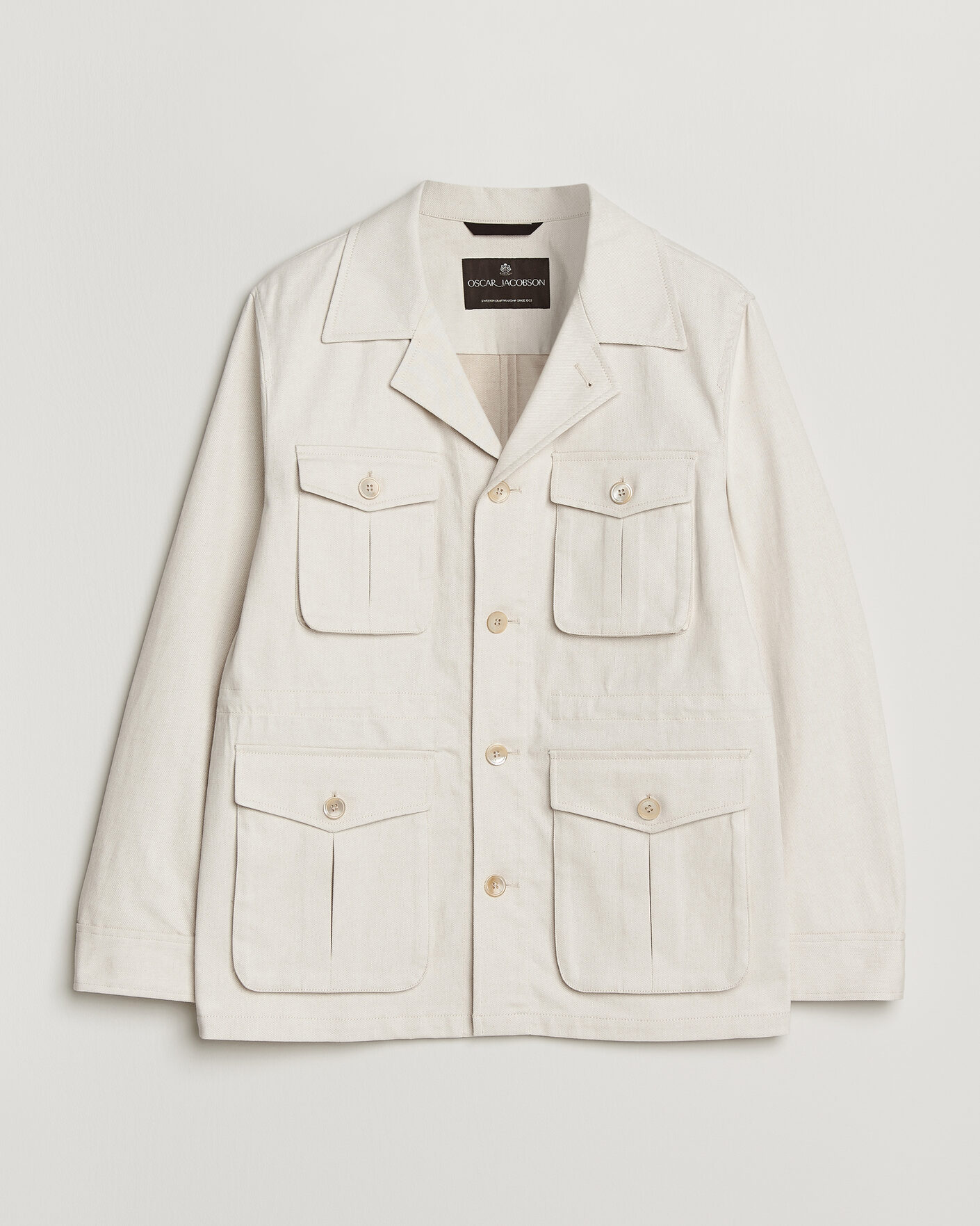 Hombres | Abrigos y chaquetas | Oscar Jacobson | Sirolo Shirt Jacket Off White