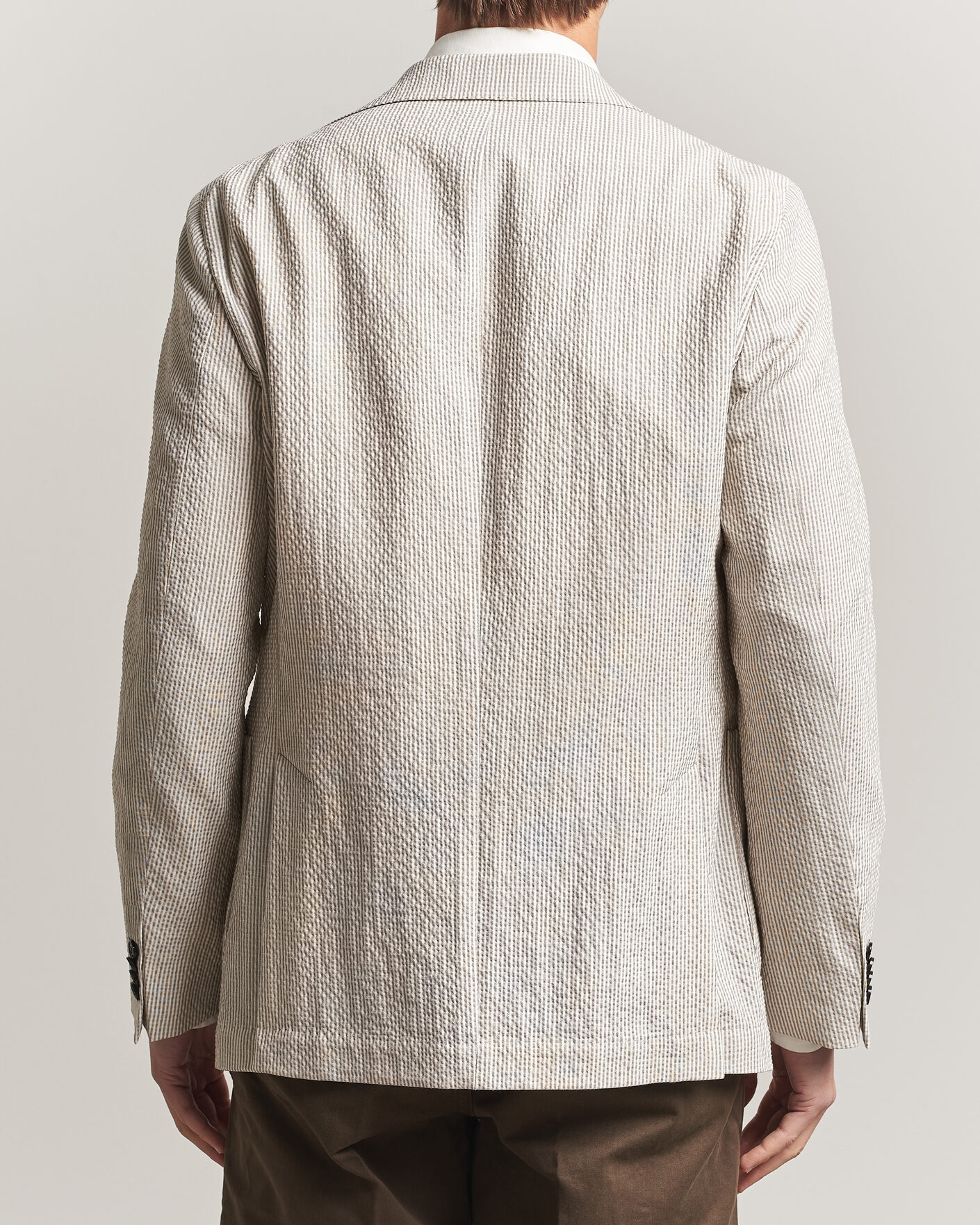 Hombres | Blazers | Oscar Jacobson | Ferry Patch Soft Blazer Brindle Beige