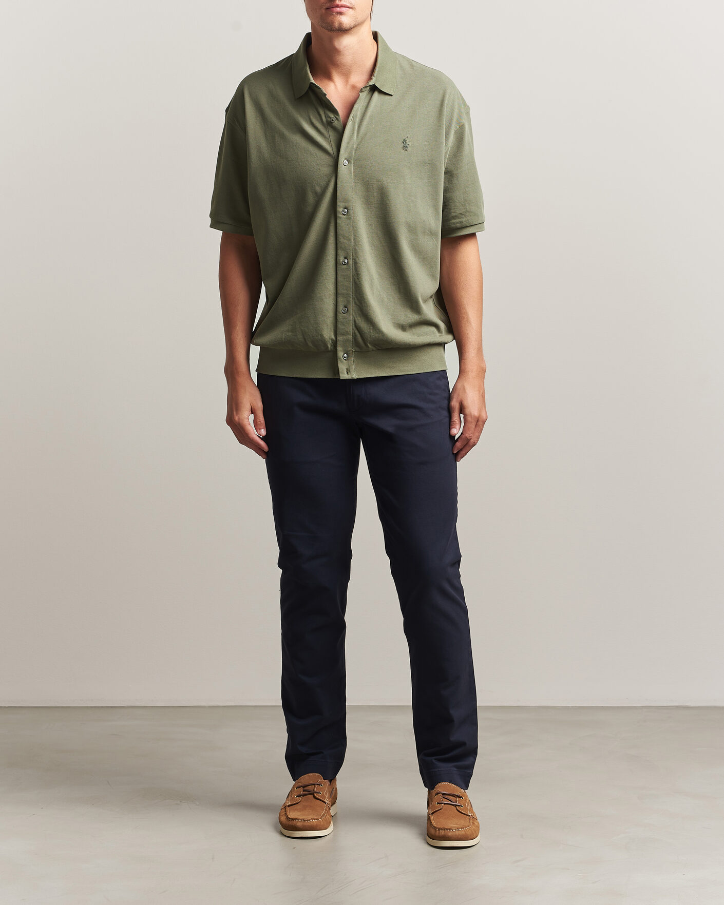 Hombres | Polos | Polo Ralph Lauren | Buttoned Polo Cruise Olive
