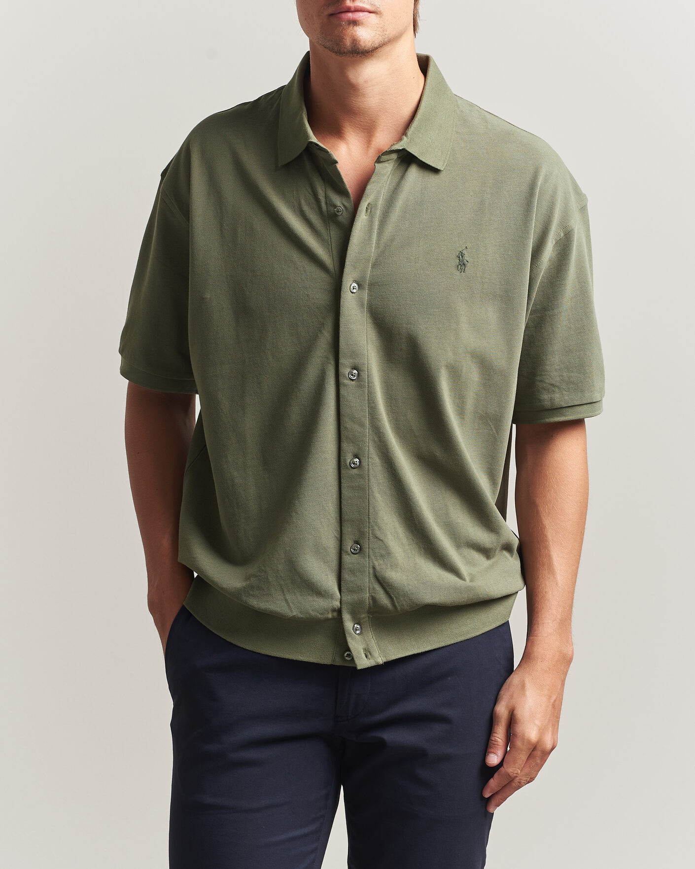 Hombres | Polos | Polo Ralph Lauren | Buttoned Polo Cruise Olive