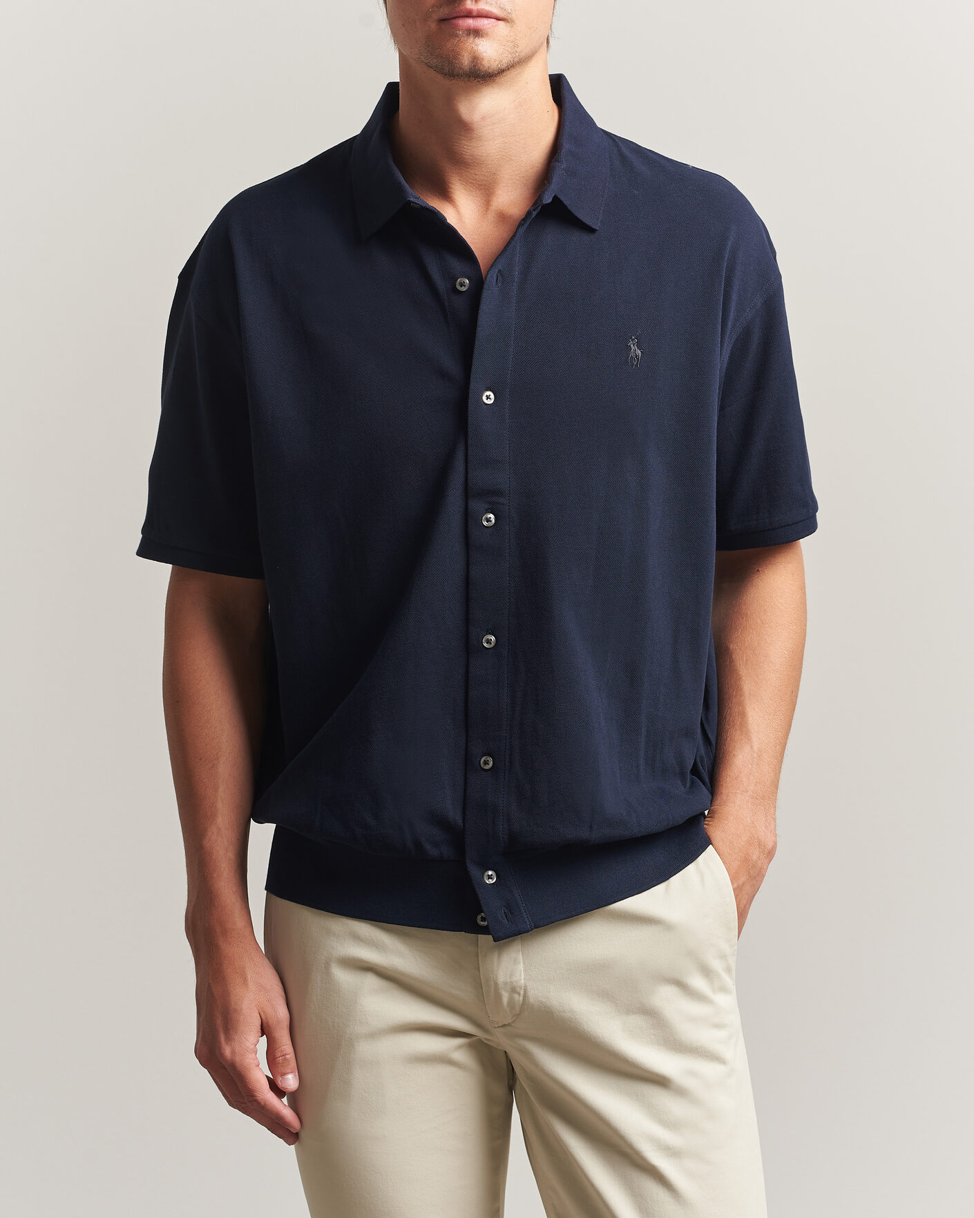 Hombres | Polos | Polo Ralph Lauren | Buttoned Polo Aviator Navy
