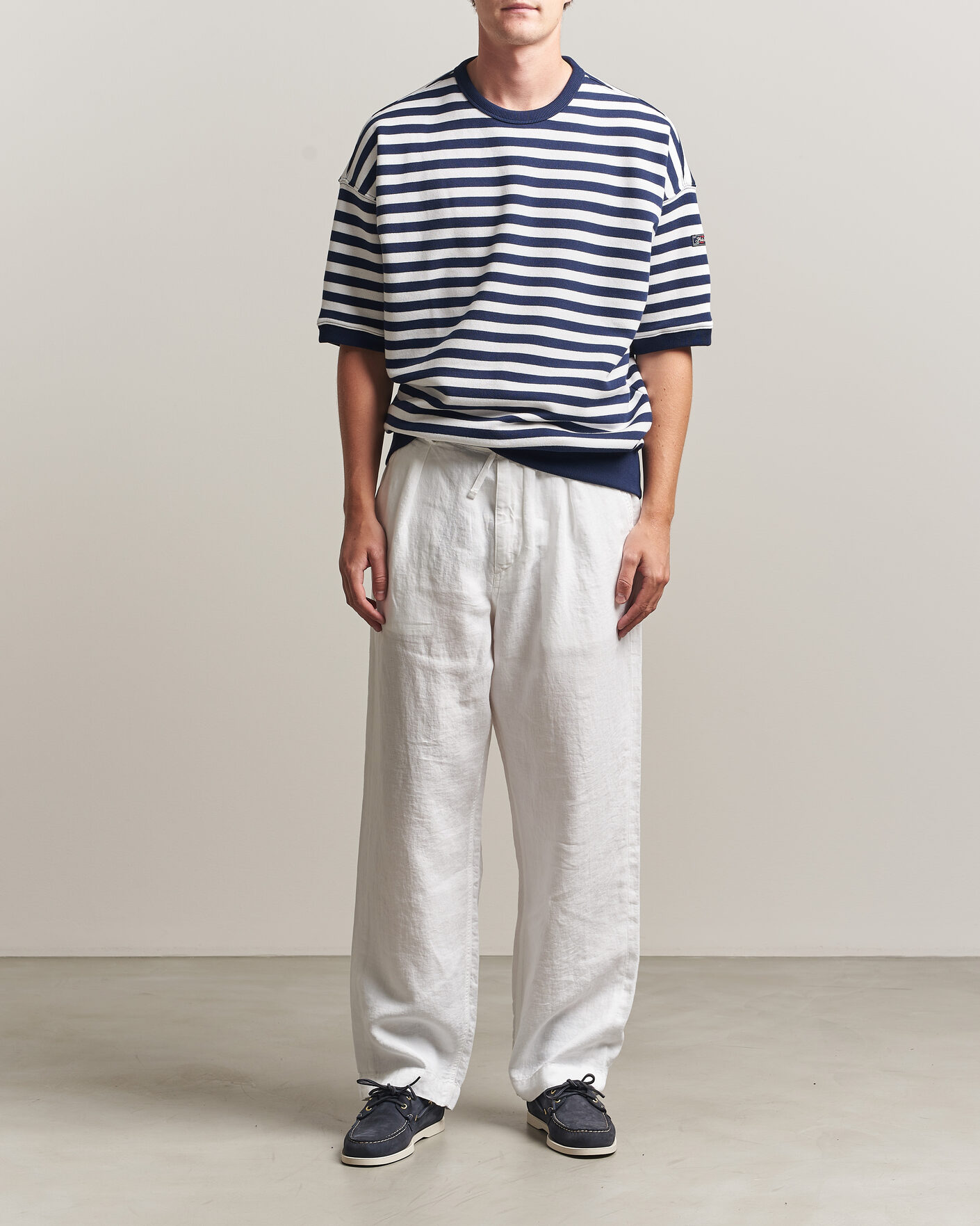 Hombres | Pantalones | Polo Ralph Lauren | Easy Fit Pleated Trousers Ceramic White
