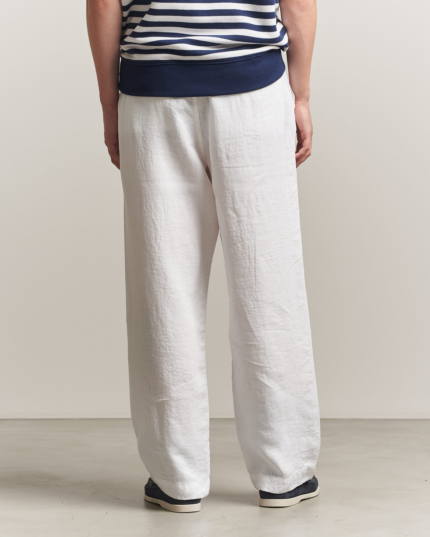 Hombres | Pantalones | Polo Ralph Lauren | Easy Fit Pleated Trousers Ceramic White