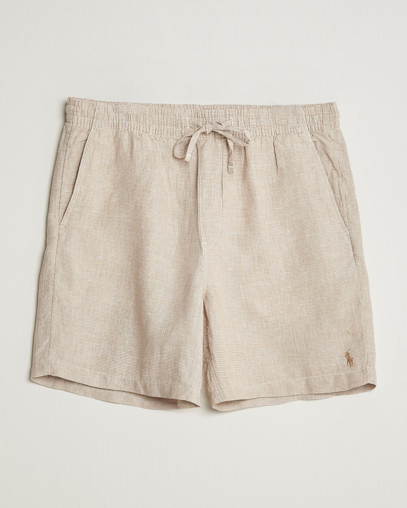 Hombres | Pantalones cortos | Polo Ralph Lauren | Woven Linen Shorts Coastal Beige White