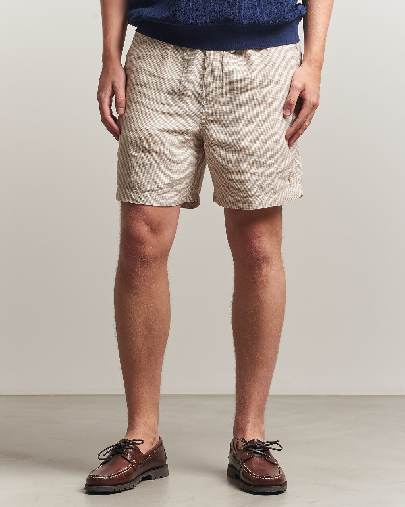 Hombres | Pantalones cortos | Polo Ralph Lauren | Woven Linen Shorts Coastal Beige White
