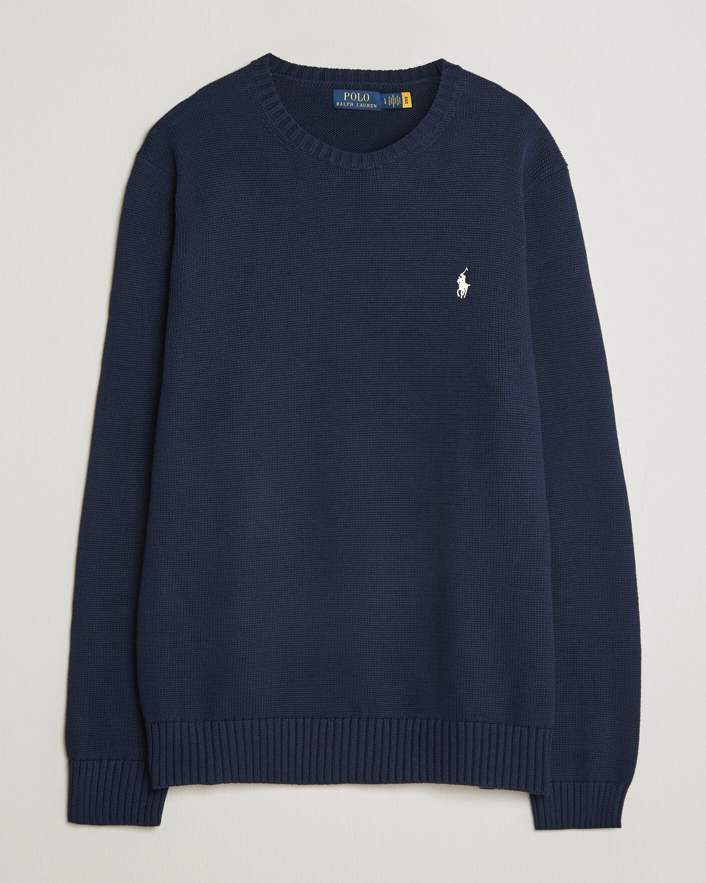 Hombres | Jerséis y prendas de punto | Polo Ralph Lauren | Cotton Crew Neck Pullover Hunter Navy