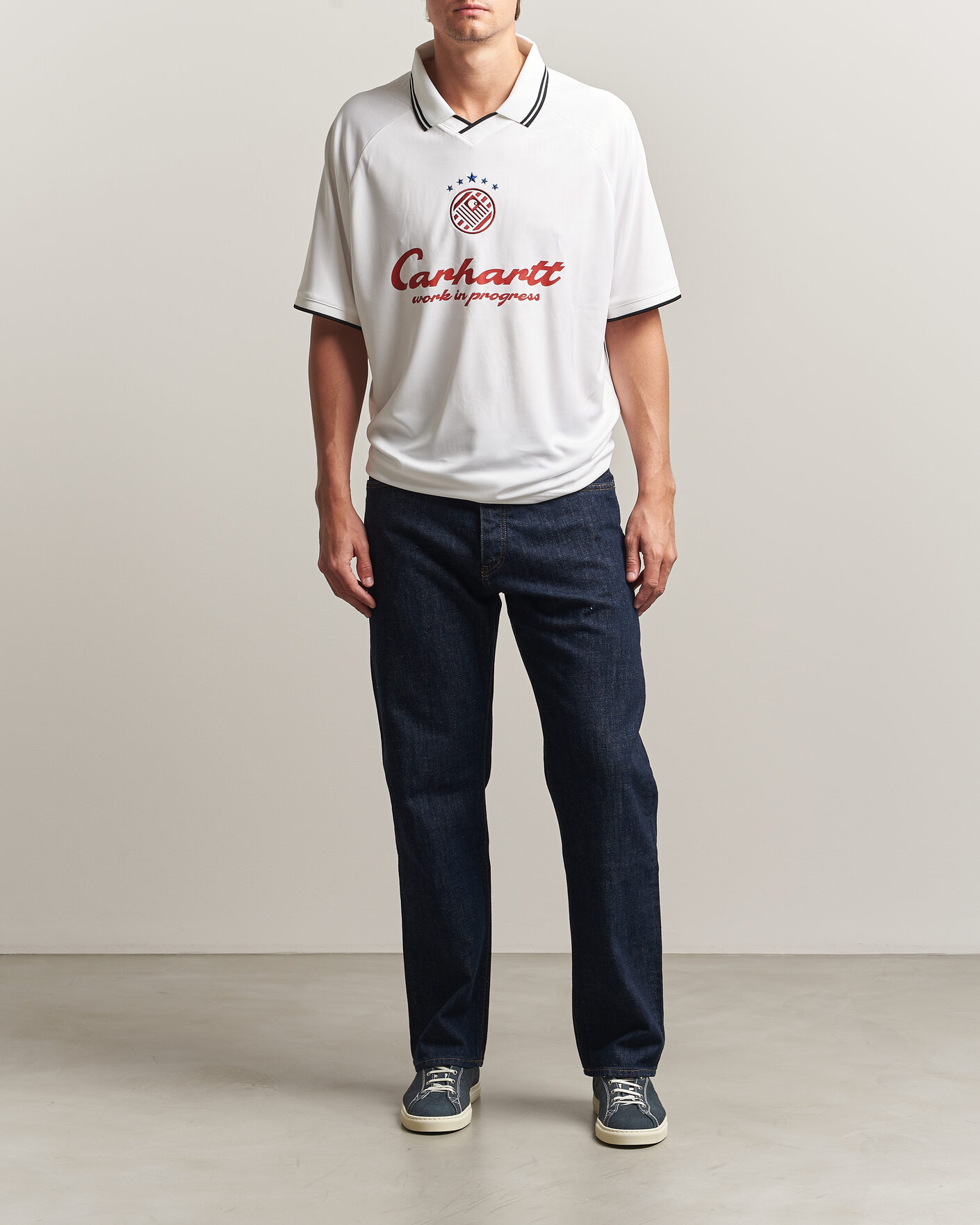 Hombres | Camisetas | Carhartt WIP | Terrace Football T-Shirt White