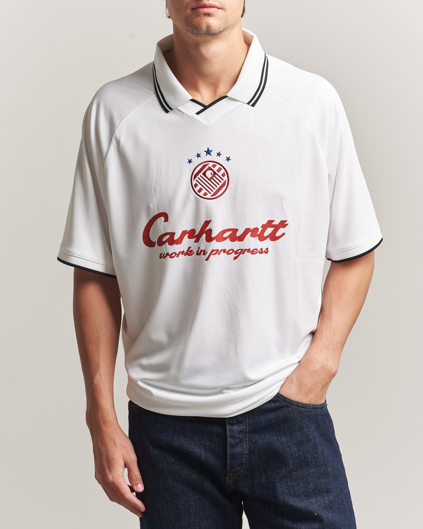 Hombres | Camisetas | Carhartt WIP | Terrace Football T-Shirt White