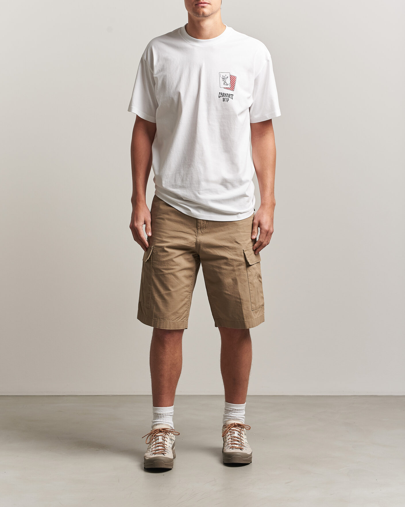 Hombres | Pantalones cortos | Carhartt WIP | Regular Cargo Ripstop Shorts Leather