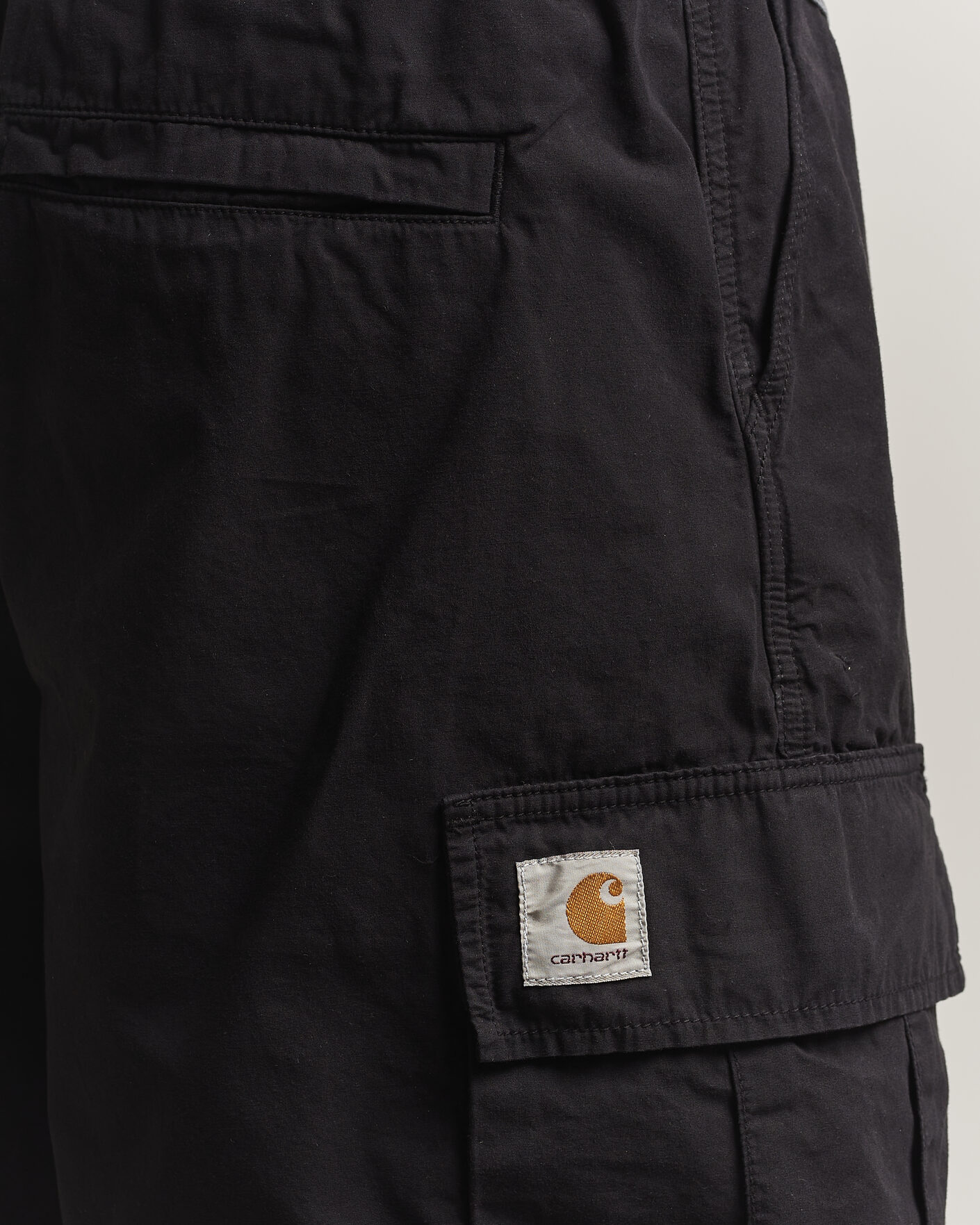 Hombres | Pantalones cortos | Carhartt WIP | Mandler Cargo Cotton Poplin Shorts Black