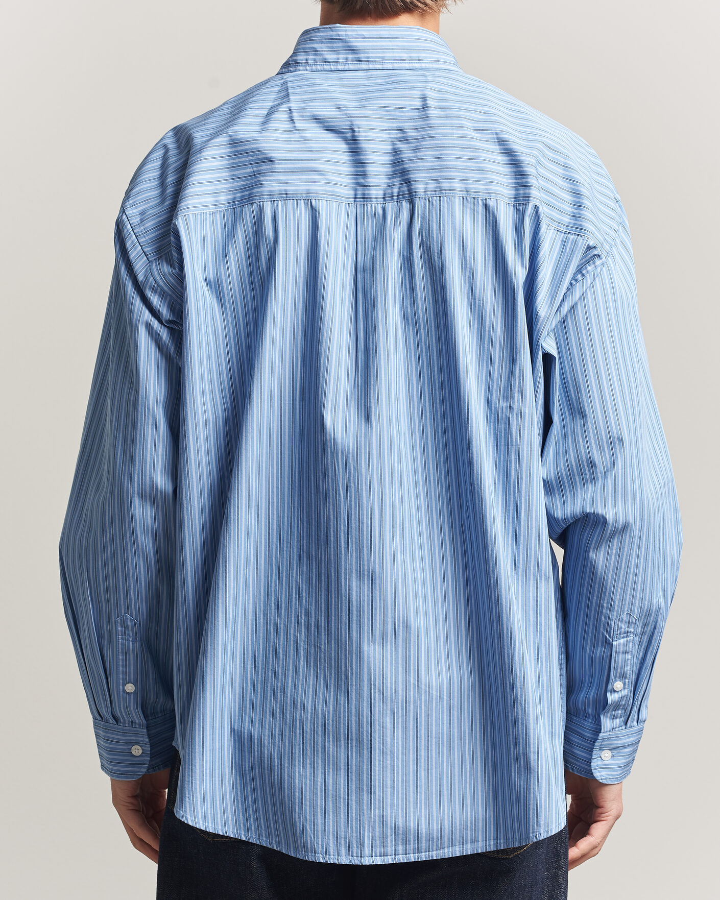 Hombres | Camisas | Carhartt WIP | Keen Striped Cotton Poplin Shirt Curacao