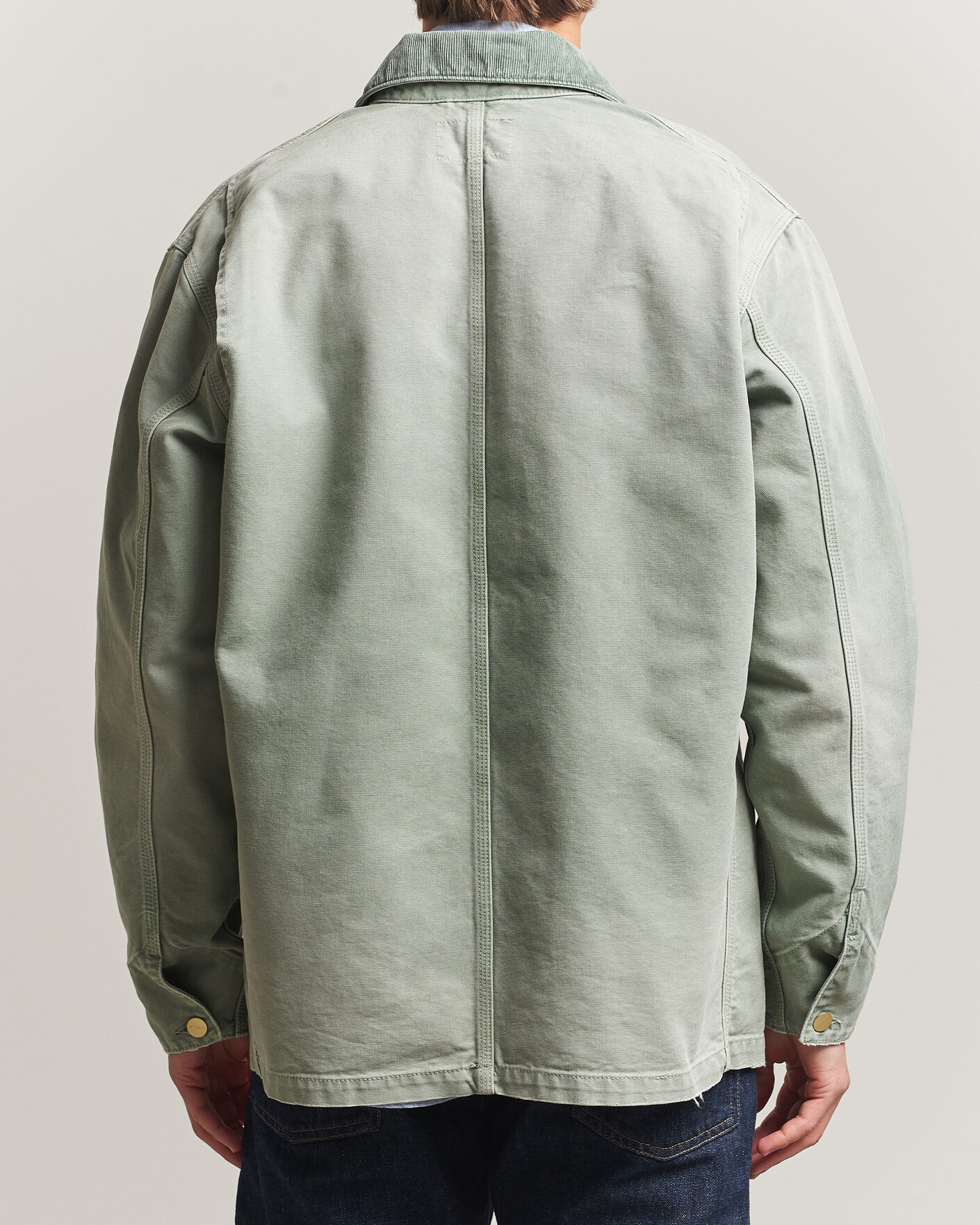 Hombres | Abrigos y chaquetas | Carhartt WIP | OG Dearborn Canvas Chore Coat Shady Green