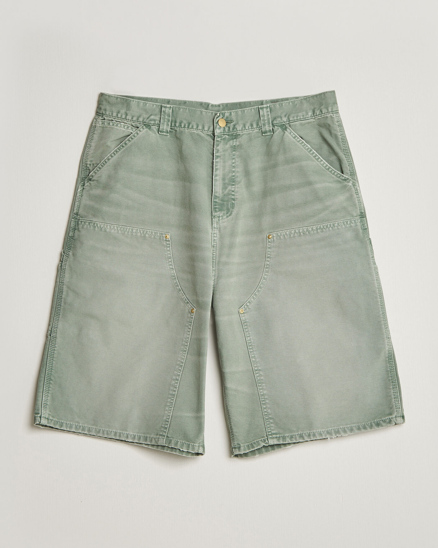 Hombres | Pantalones cortos | Carhartt WIP | OG Dearborn Canvas Double Knee Shorts Shady Green