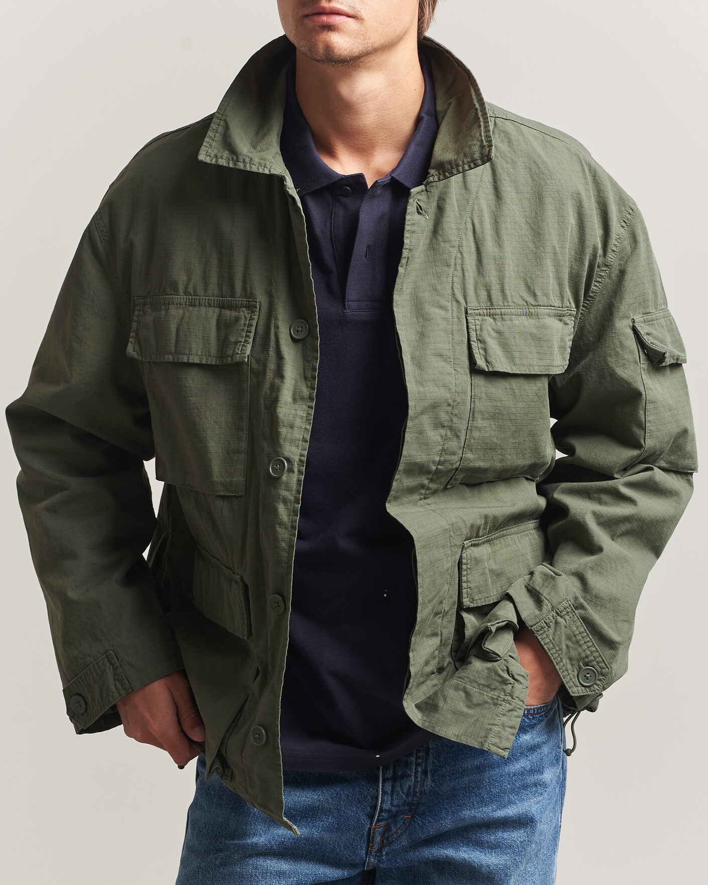 Hombres | Abrigos y chaquetas | Carhartt WIP | Manderson Ripstop Jacket Leaf