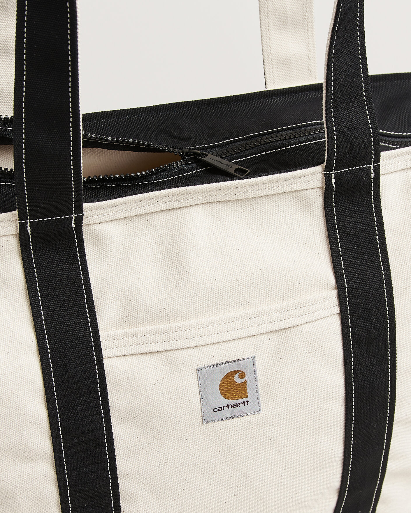 Hombres | Bolsos | Carhartt WIP | Canvas Beach Tote Natural/Black