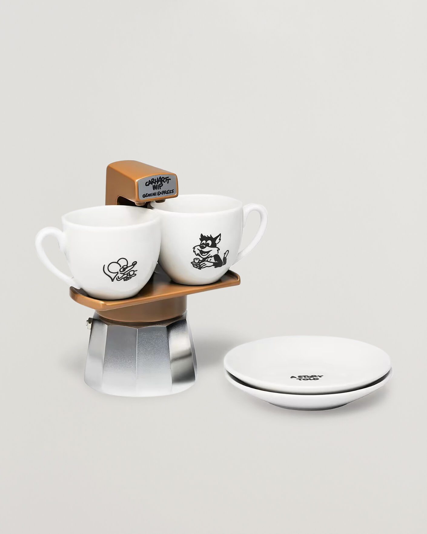 Hombres | Carhartt WIP Gemini Express Coffee Break Espresso Maker Brown | Carhartt WIP | Gemini Express Coffee Break Espresso Maker Brown