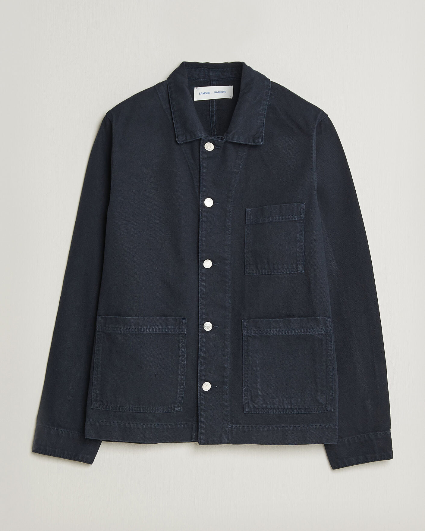 Hombres | Camisas | Samsøe Samsøe | New Worker Overshirt Salute Navy