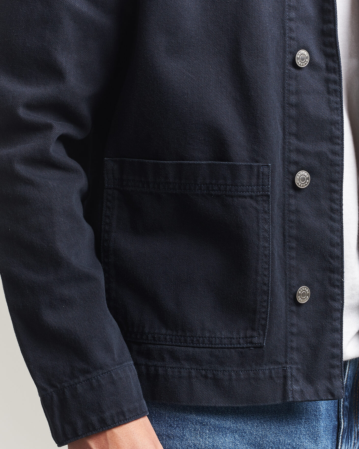 Hombres | Camisas | Samsøe Samsøe | New Worker Overshirt Salute Navy