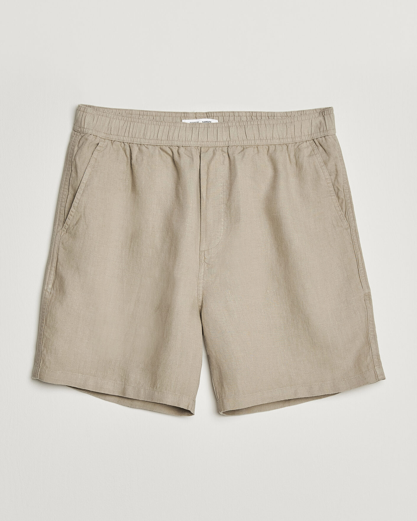 Hombres | Pantalones cortos | Samsøe Samsøe | Jabari Linen Drawstring Shorts Aluminum