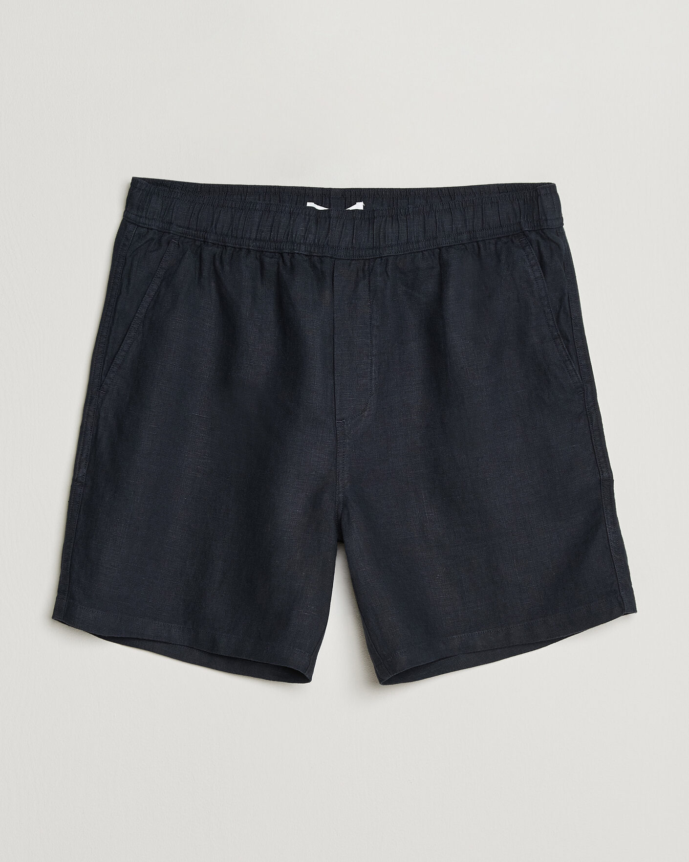 Hombres | Pantalones cortos | Samsøe Samsøe | Jabari Linen Drawstring Shorts Salute Navy