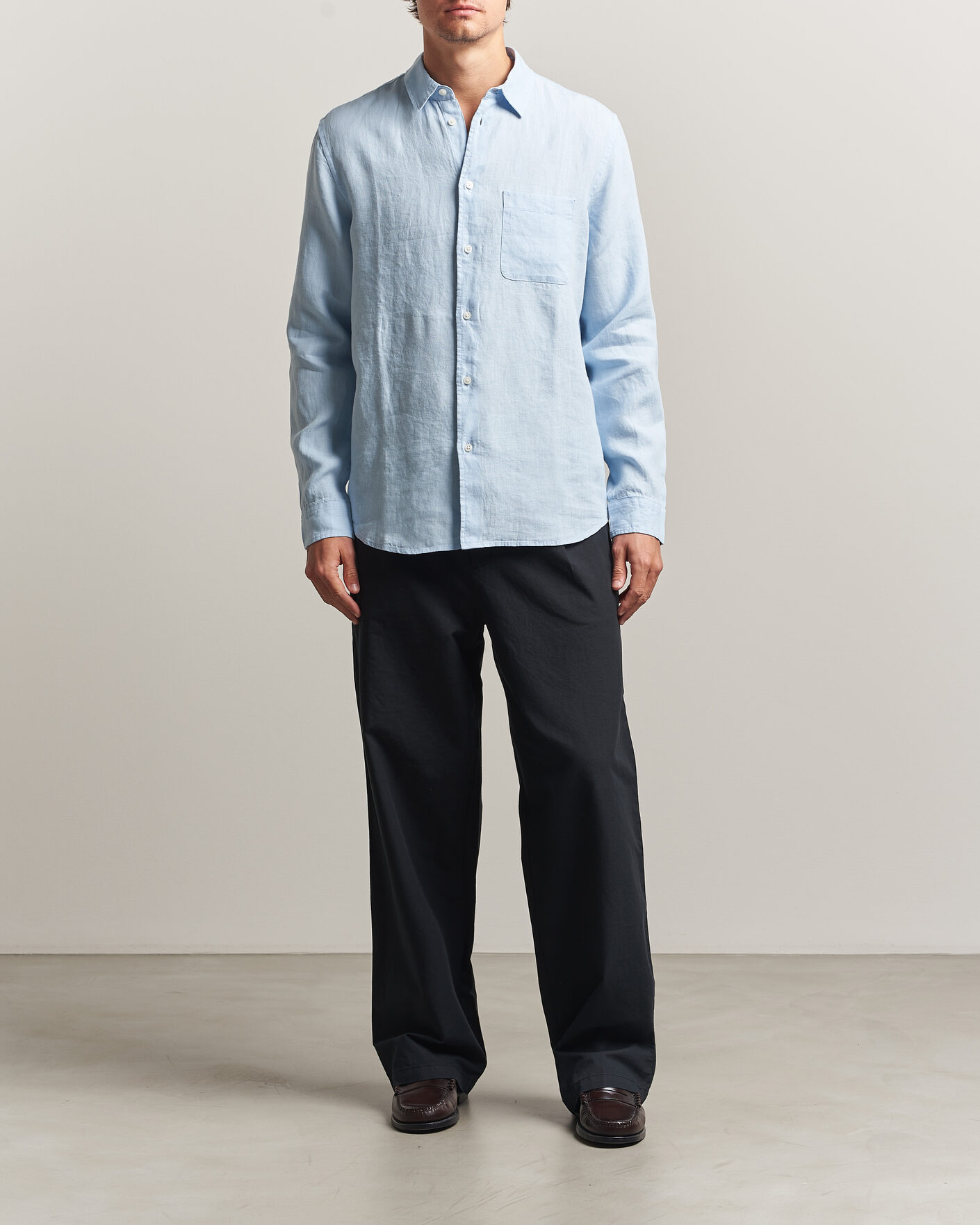 Hombres | Camisas | Samsøe Samsøe | Liam Linen Shirt Windsurfer