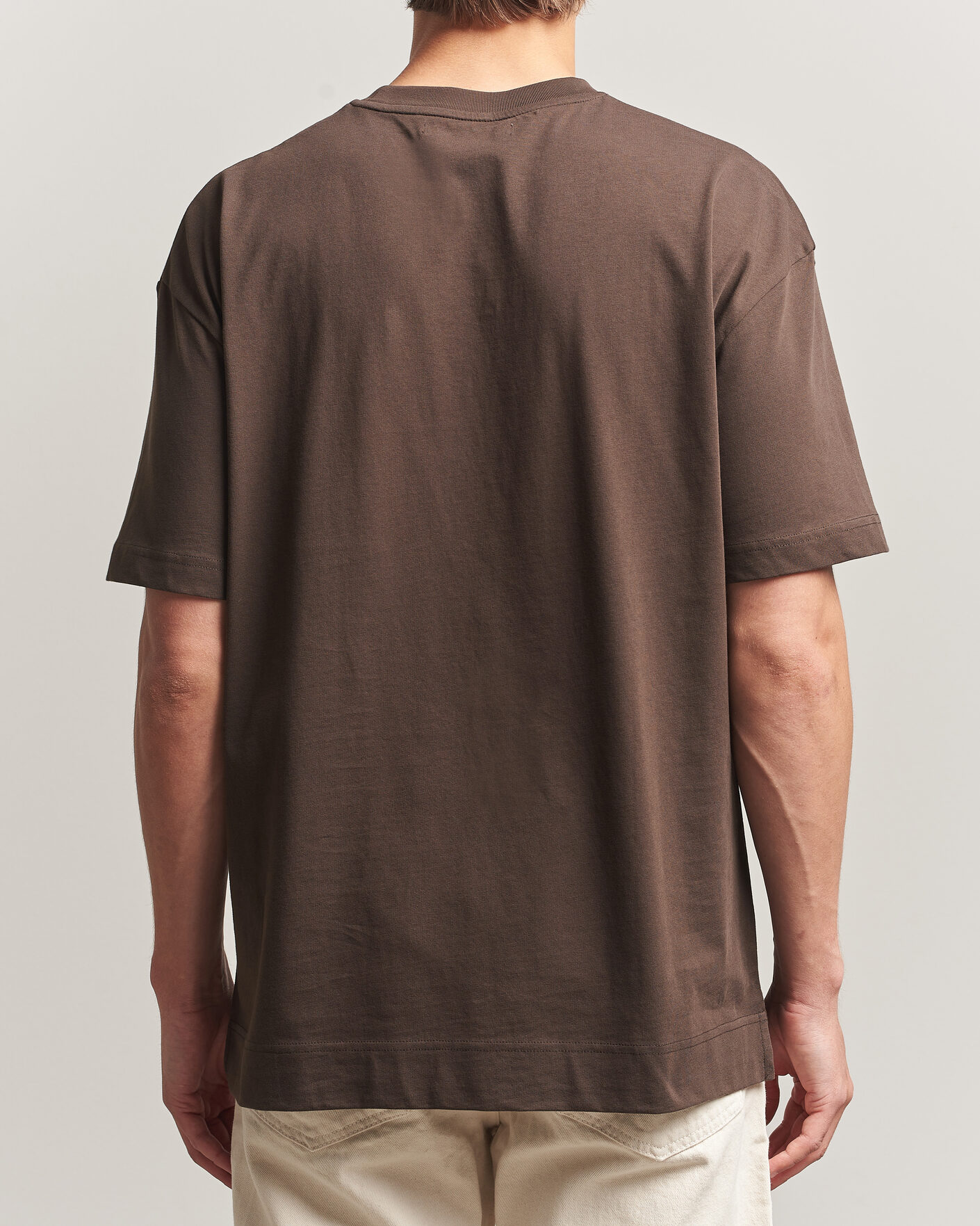Hombres | Camisetas | Samsøe Samsøe | Joel Organic Cotton T-Shirt Turkish Coffee