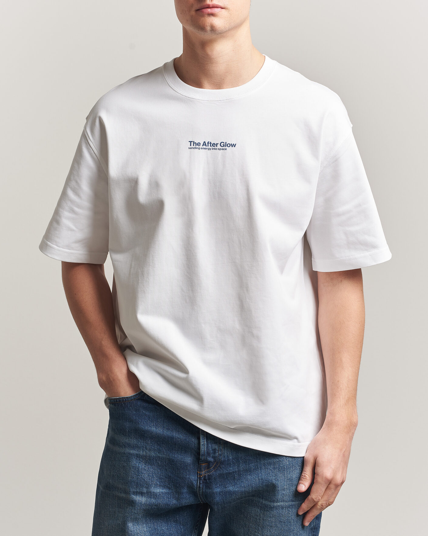 Hombres | Camisetas | Samsøe Samsøe | Uni Printed T-shirt White